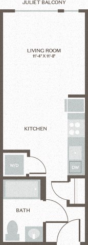 Maris Seattle, WA Studio 3 408-416 SF